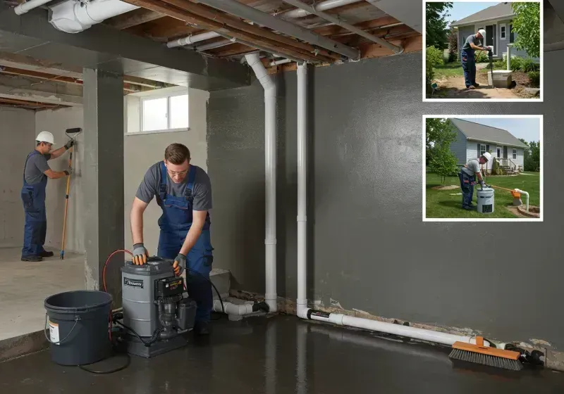 Basement Waterproofing and Flood Prevention process in Mound City, KS